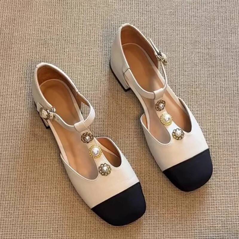 Street Fashion Style - Women Square Toe Heeled Sandals Summer