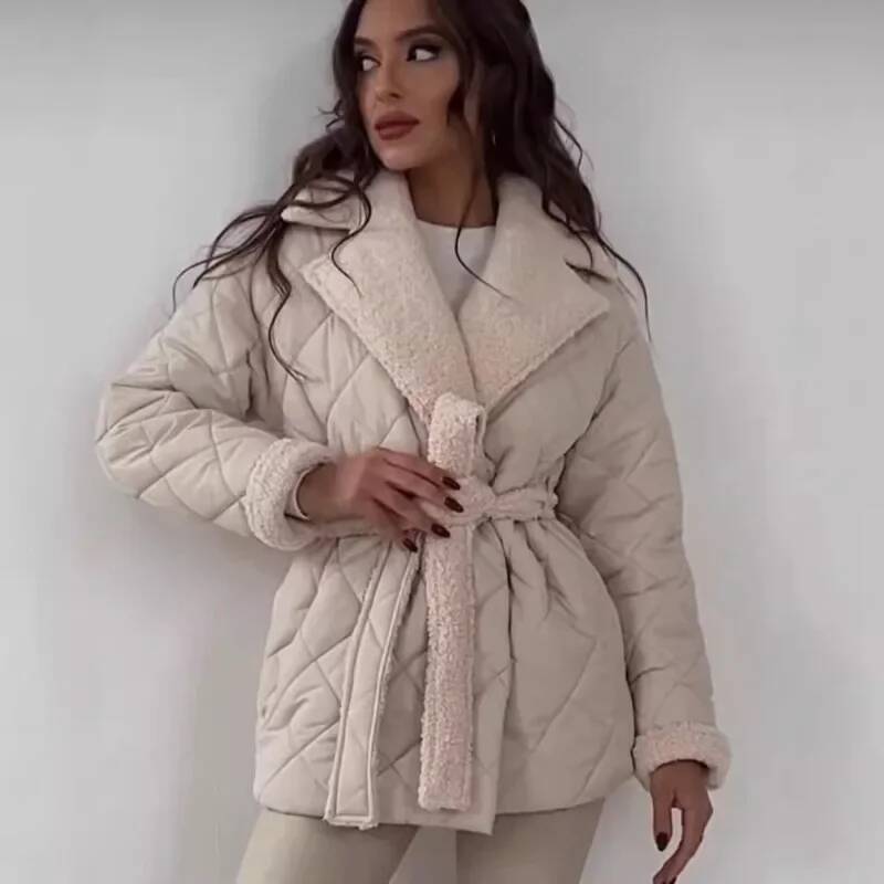 Elegant Quilted With Faux Fur  - đánh giá và giá Street Fashion Fall 2025
