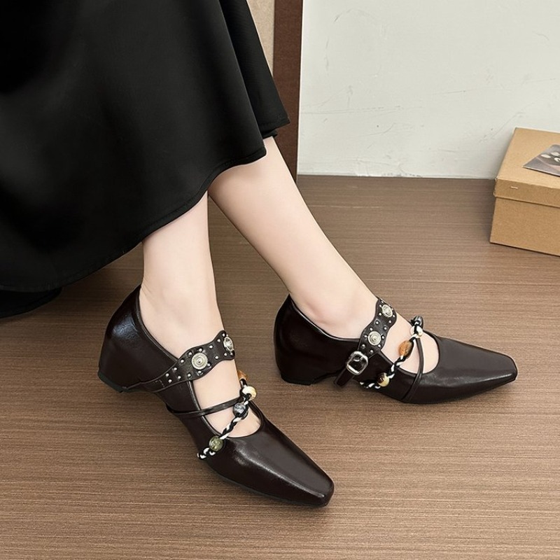 New Retro Mary Jane Shoes for  - đánh giá và giá Street Fashion Style