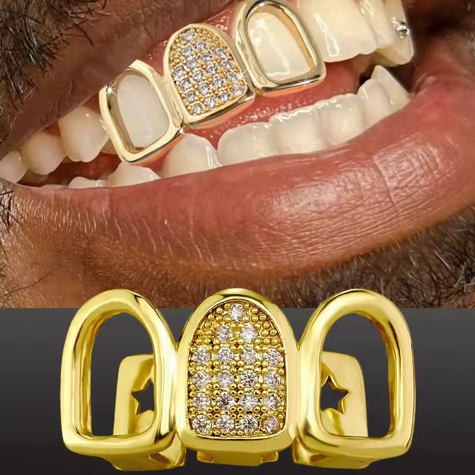 TOPGRILLZ Hip Hop CZ Teeth Gri - đánh giá và giá Street Fashion Loverboy Hat