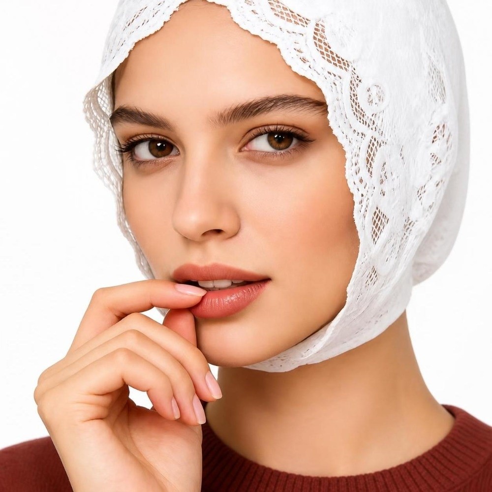 Lace Decorative Turban Caps Ne - đánh giá và giá Street Fashion Hijab