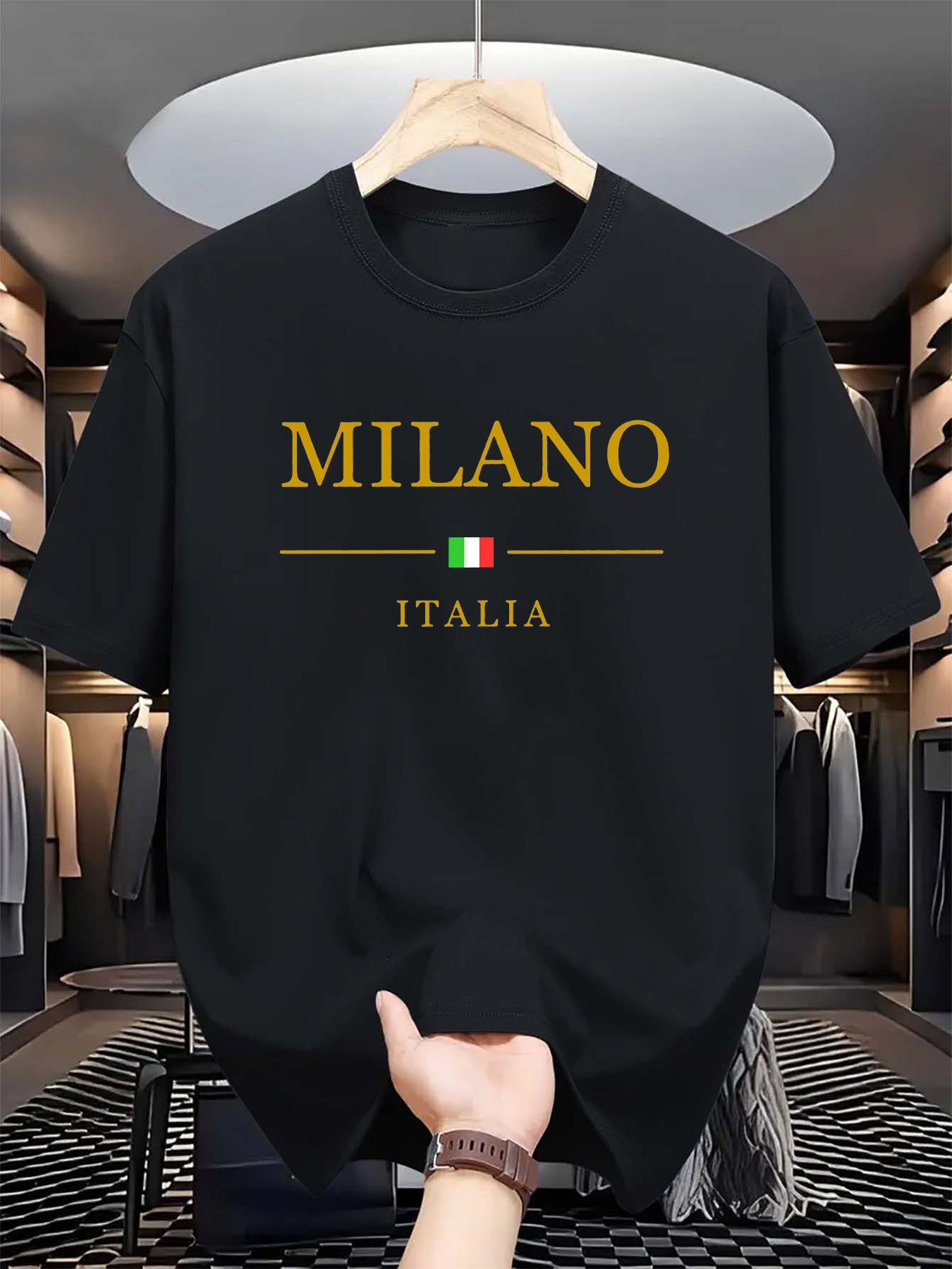 Italian Milan Print Men Women  - đánh giá và giá Street Fashion In Milan