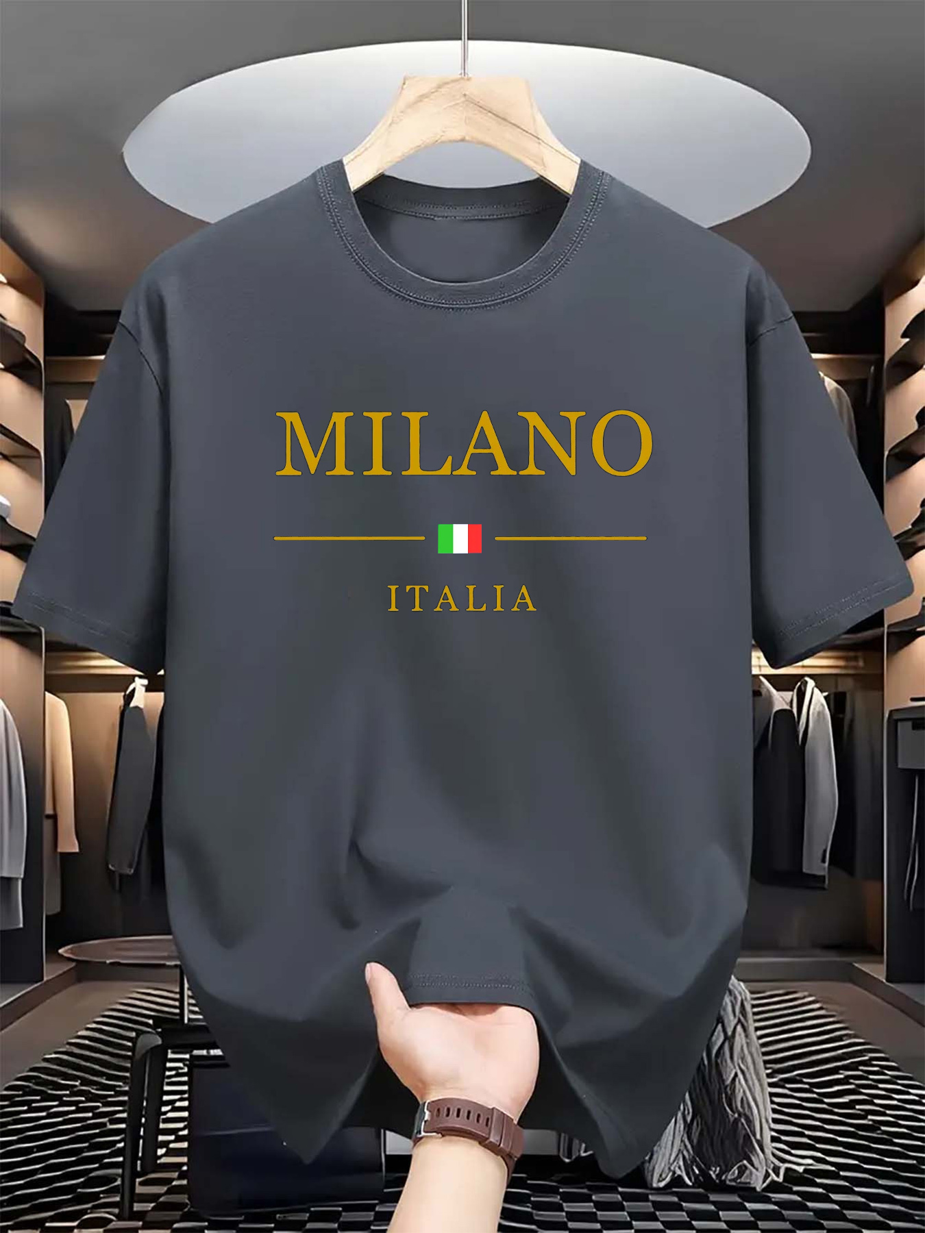 Italian Milan Print Men Women  - đánh giá và giá Street Fashion In Milan