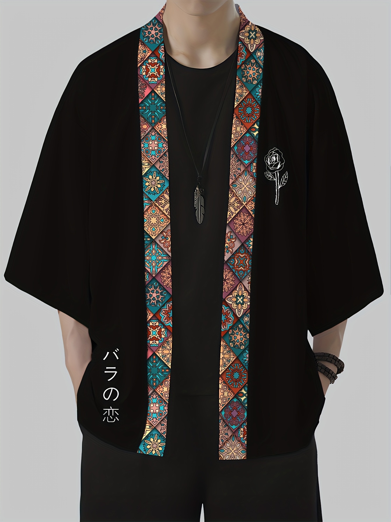 2026 Summer Men's Kimono 3D Pr - đánh giá và giá Street Fashion Designers