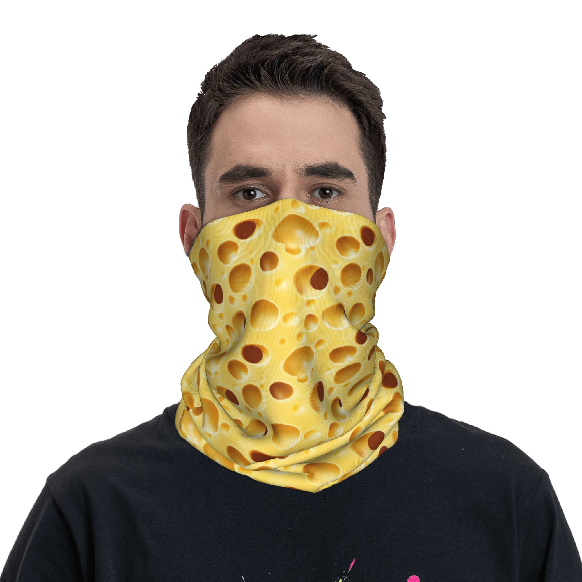 Cheese Bandana Neck Gaiter Pri - đánh giá và giá Balaclava Face Mask