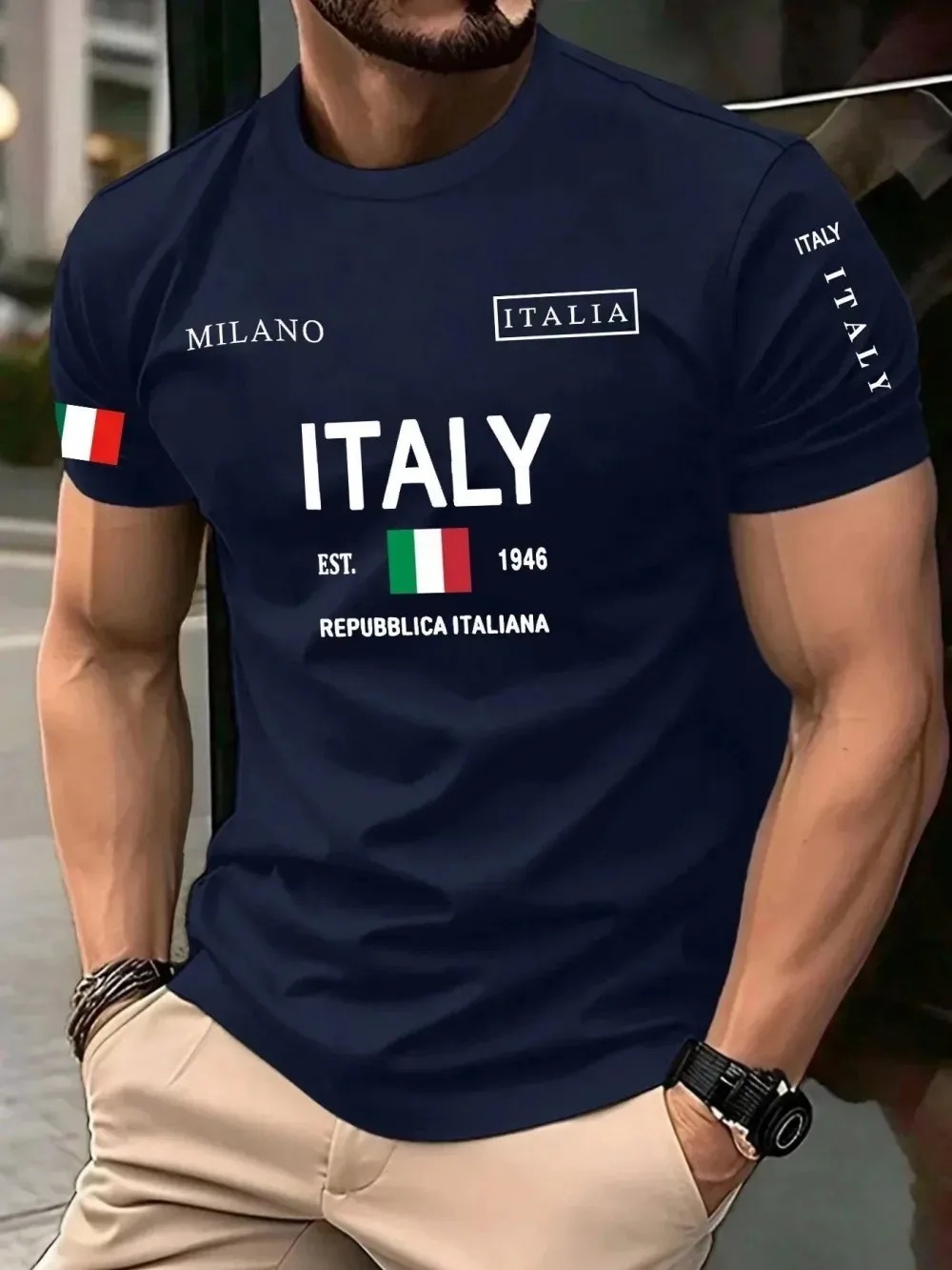 3D Print European  American Fa - đánh giá và giá Street Fashion In Milan