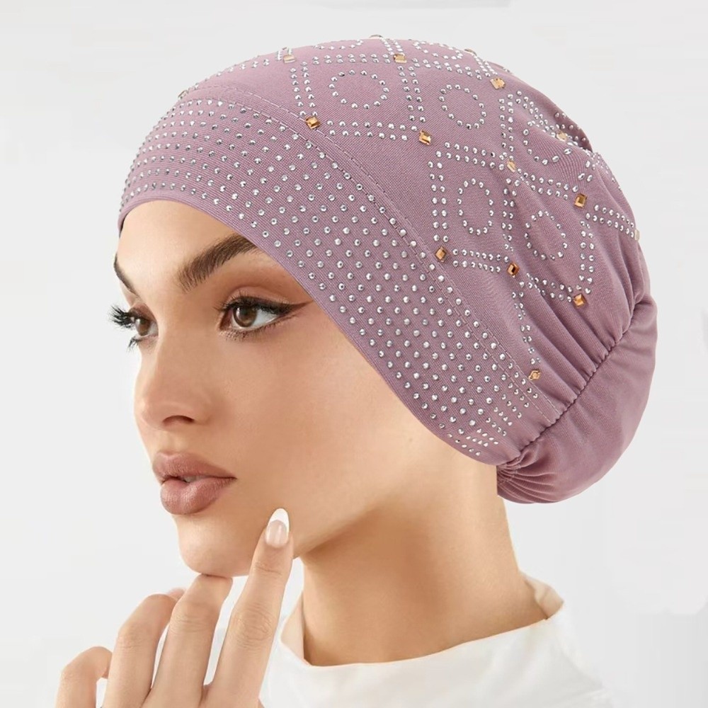 Comfortable Encrusted Diamonds - đánh giá và giá Street Fashion Hijab