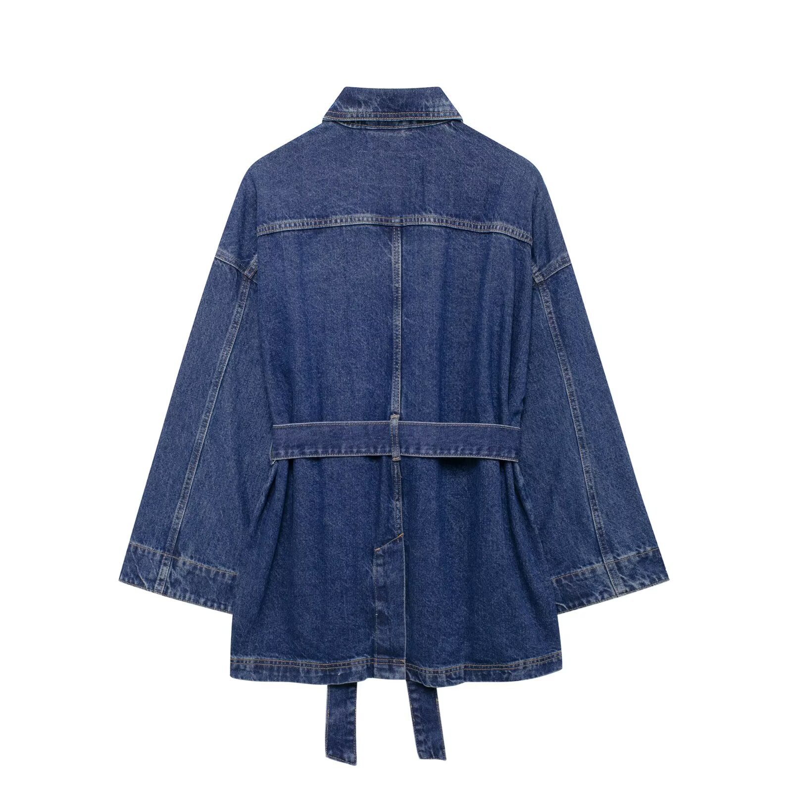 Women's Denim Jacket Solid Col - đánh giá và giá Street Fashion Winter 2025