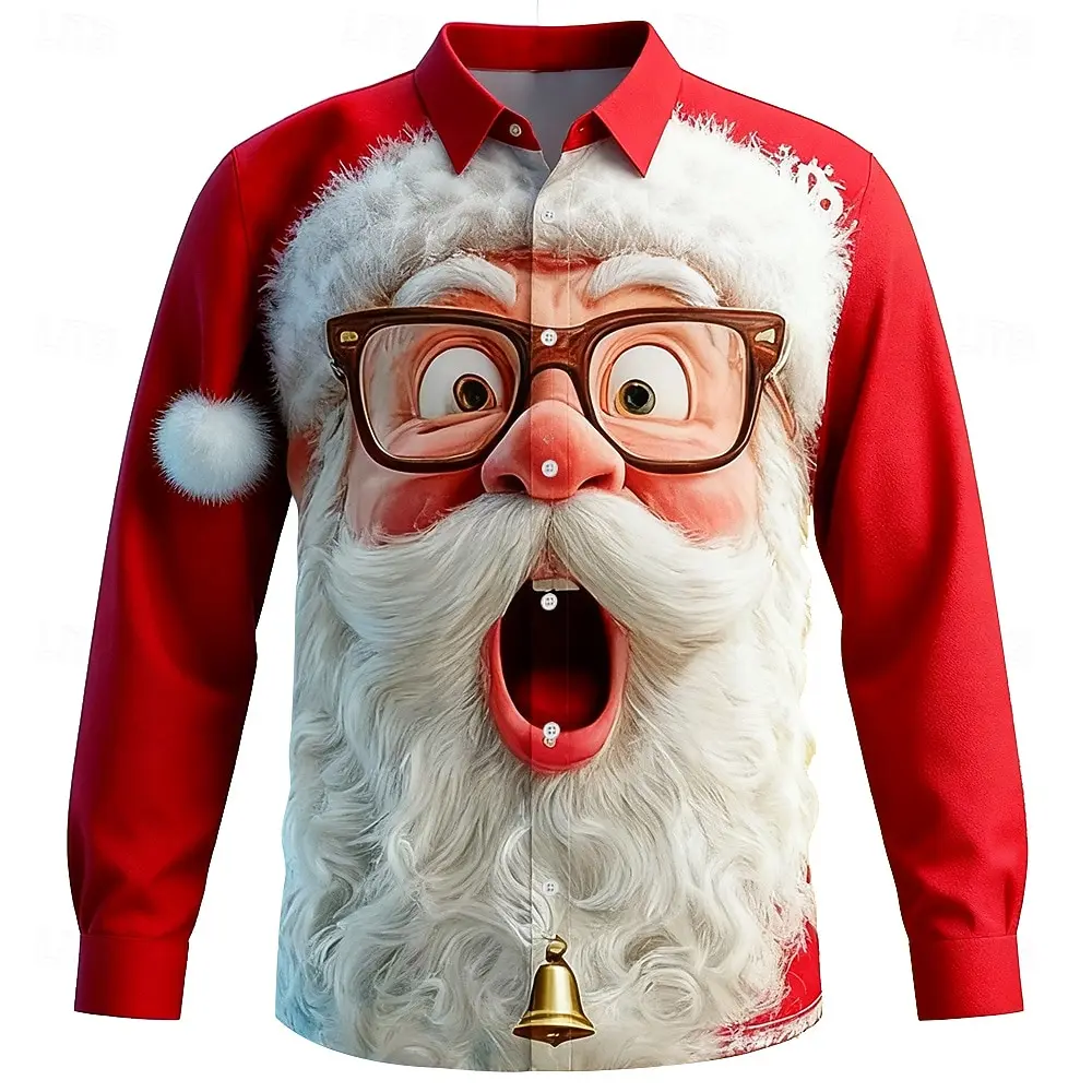 Christmas Men's 3D Graphic Lon - đánh giá và giá Street Fashion Fall 2025