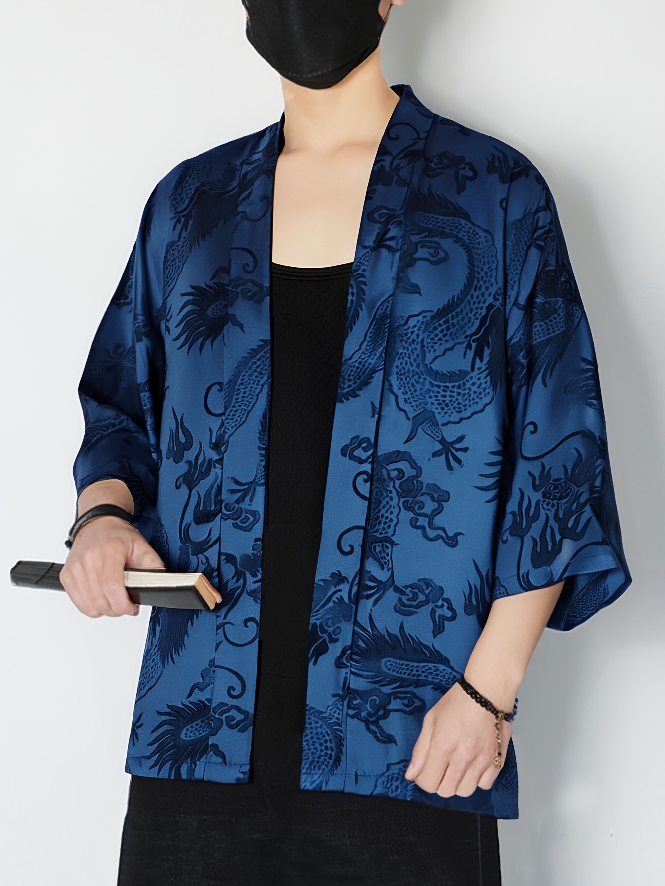 2026 Summer Men's Kimono 3D Pr - đánh giá và giá Street Fashion Designers