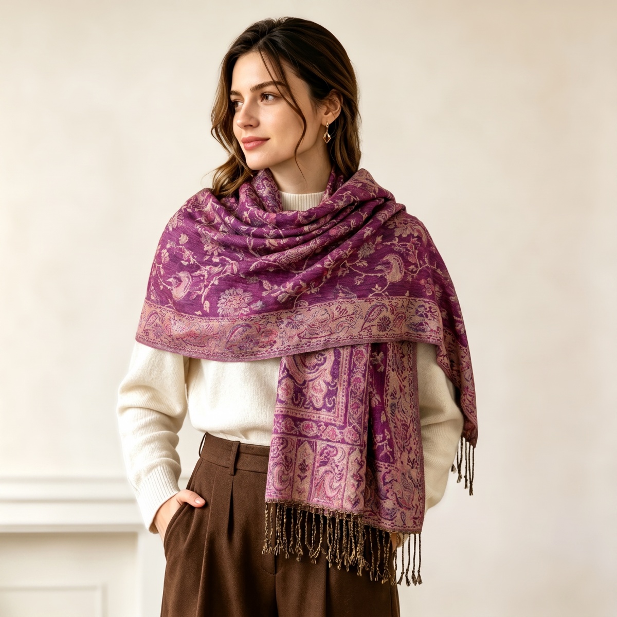 Print Scarf Hijab Pashmina Sha - đánh giá và giá Street Fashion Hijab