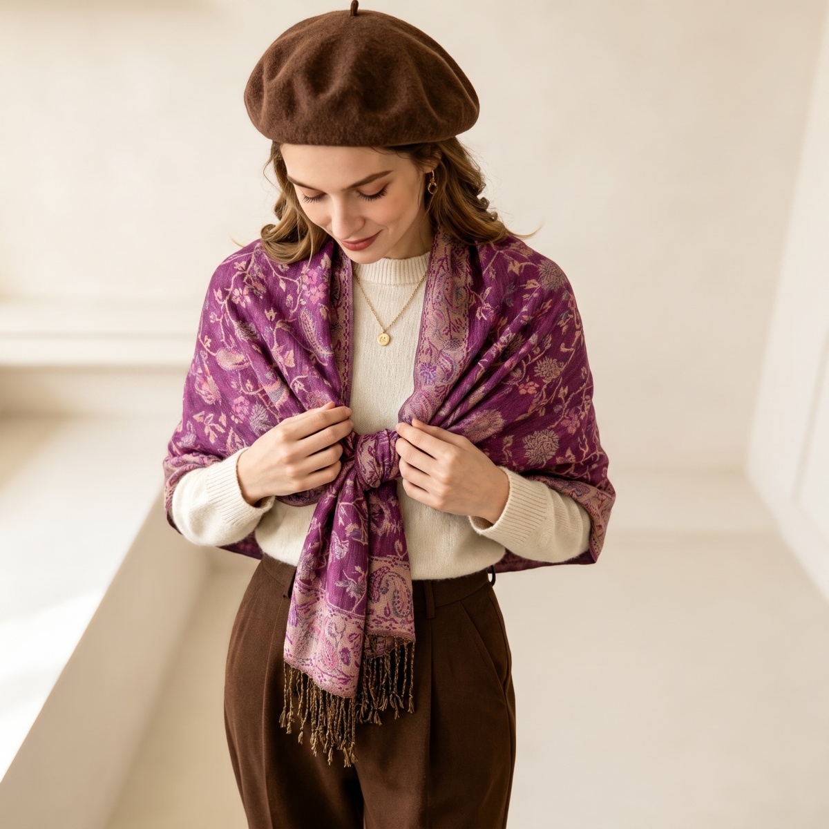 Print Scarf Hijab Pashmina Sha - đánh giá và giá Street Fashion Hijab