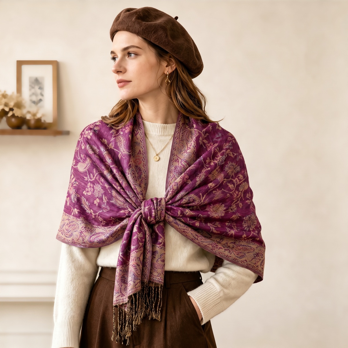 Print Scarf Hijab Pashmina Sha - đánh giá và giá Street Fashion Hijab