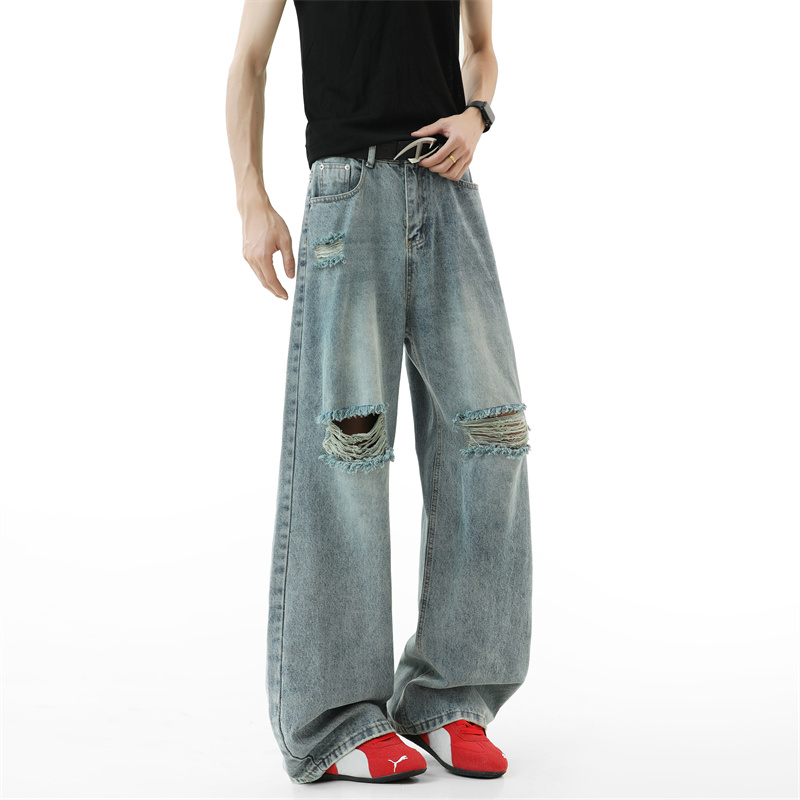 Ripped Jeans Men 2025 Autumn N - đánh giá và giá Street Fashion Fall 2025