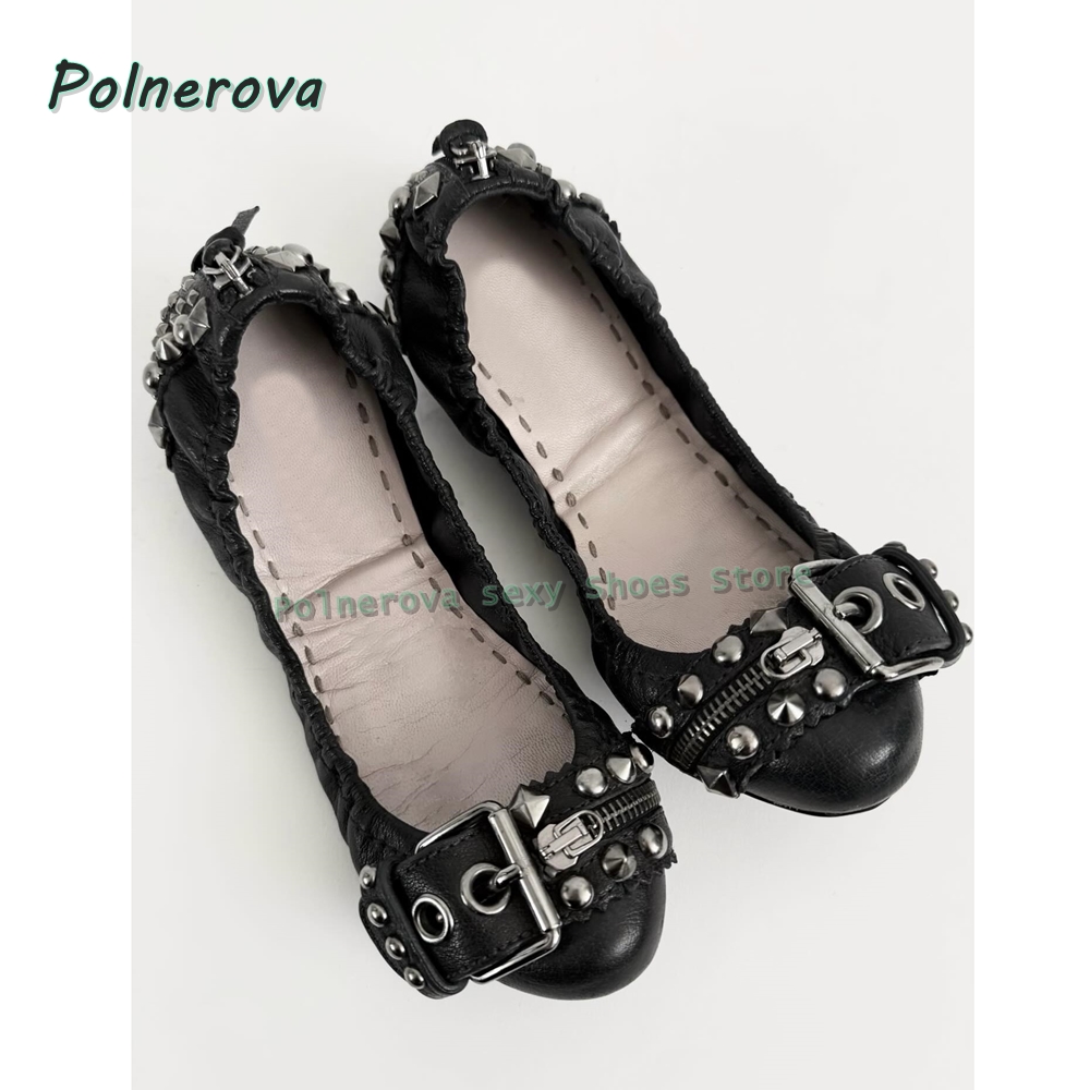 Rivet Belt Buckle Mary Jane Sh - đánh giá và giá Street Fashion Style