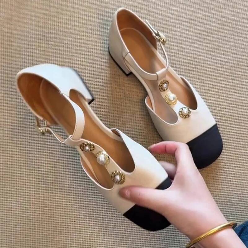 Women Square Toe Heeled Sandal - đánh giá và giá Street Fashion Style