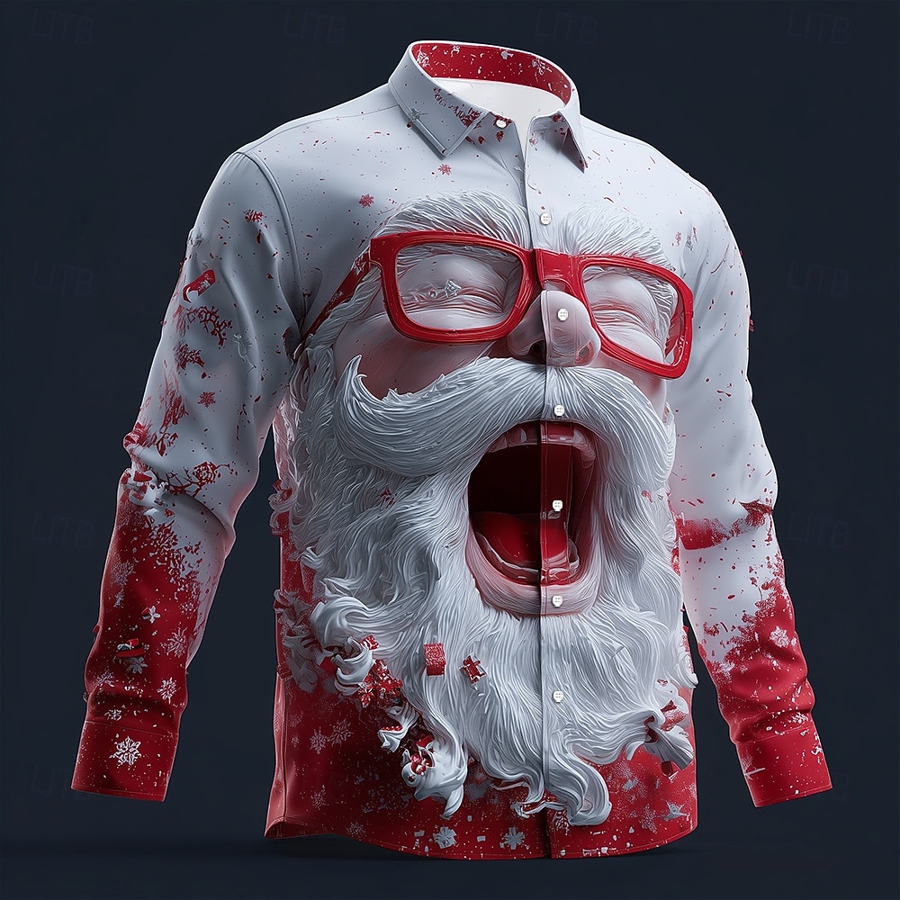 Christmas Men's 3D Graphic Lon - đánh giá và giá Street Fashion Fall 2025