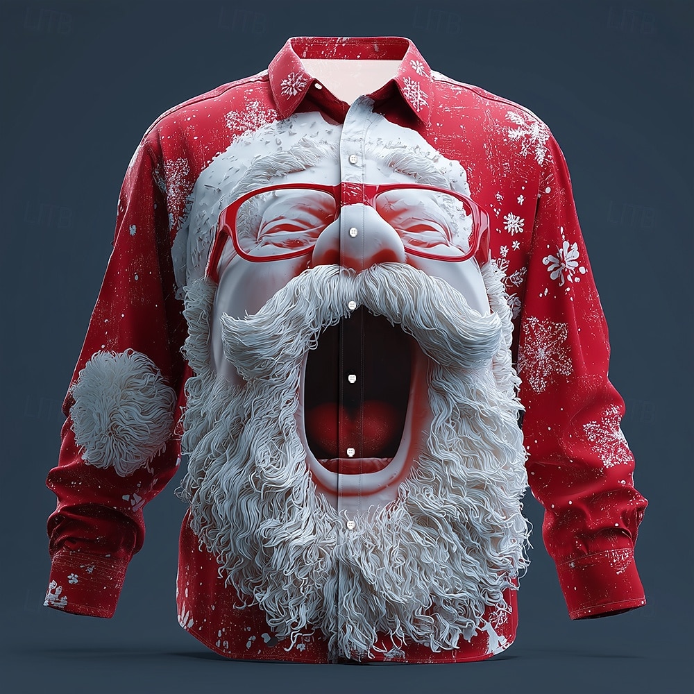 Christmas Men's 3D Graphic Lon - đánh giá và giá Street Fashion Fall 2025