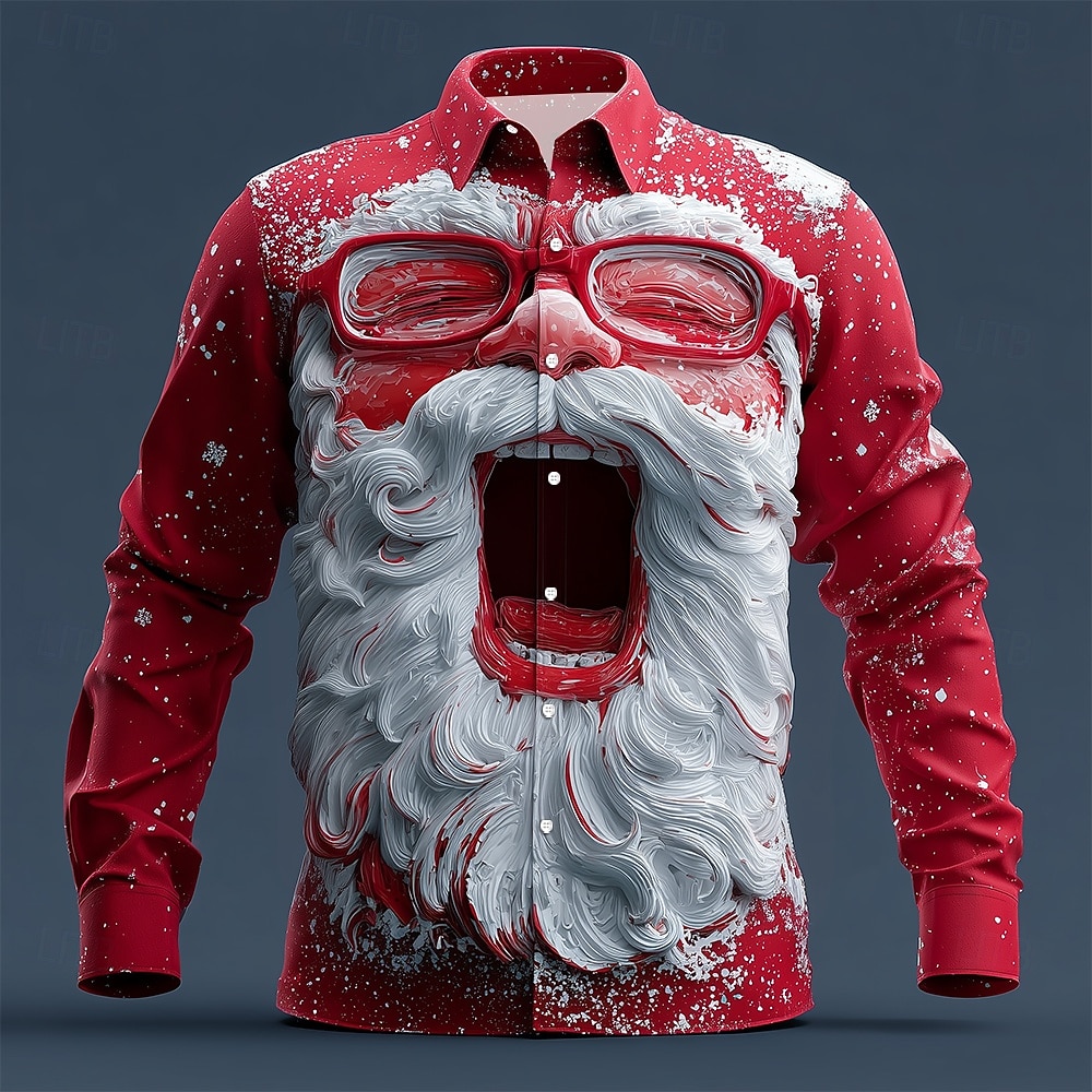 Christmas Men's 3D Graphic Lon - đánh giá và giá Street Fashion Fall 2025
