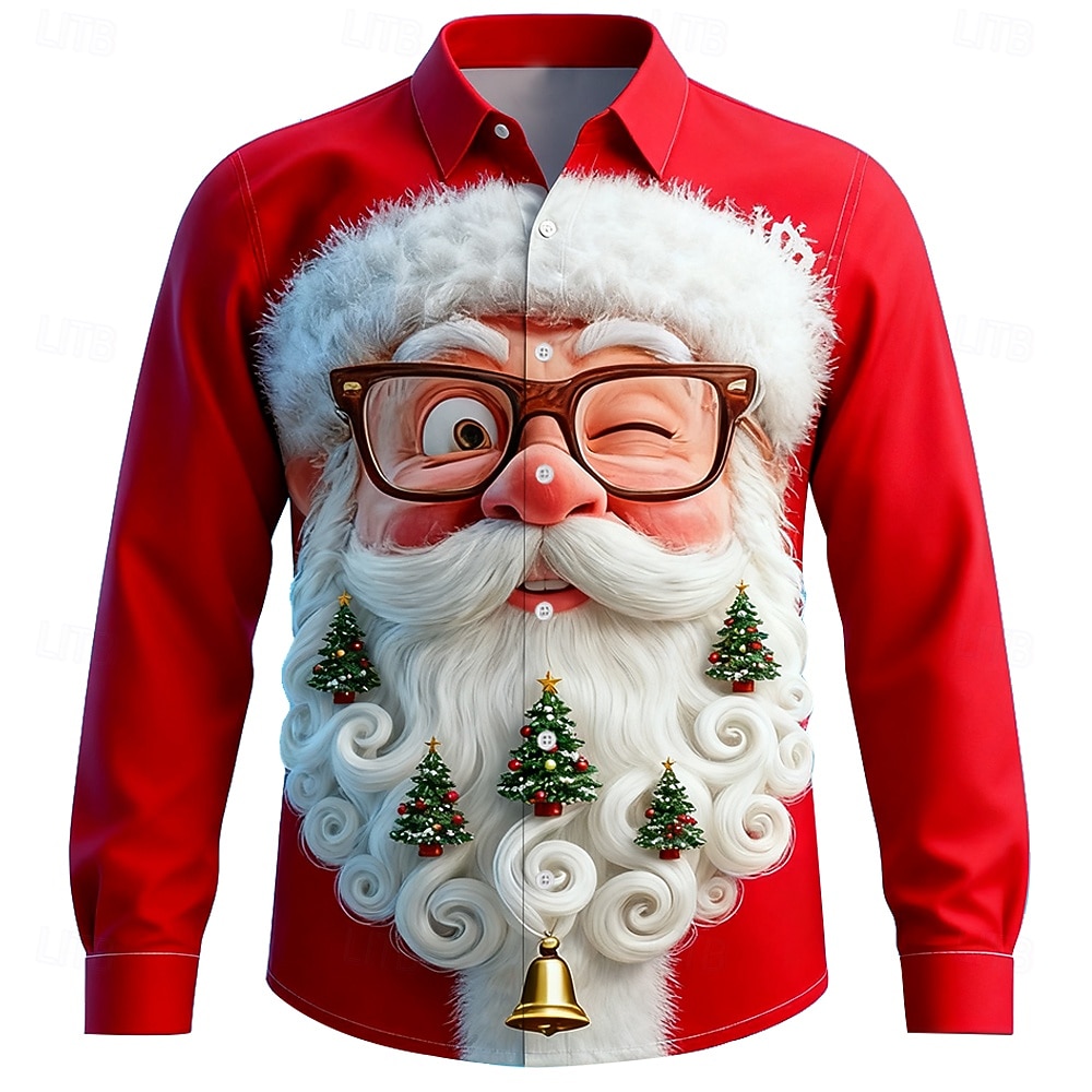 Christmas Men's 3D Graphic Lon - đánh giá và giá Street Fashion Fall 2025
