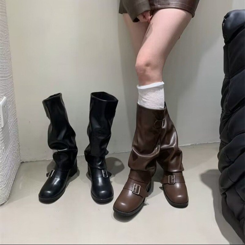 2025Woman Boots Knee High Plat - đánh giá và giá Street Fashion Winter 2025