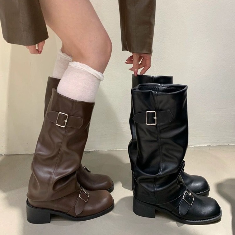 2025Woman Boots Knee High Plat - đánh giá và giá Street Fashion Winter 2025