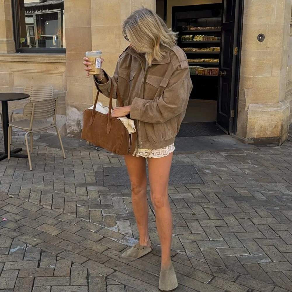 KONDALA Women Suede Jacket 202 - đánh giá và giá Street Fashion Fall 2025