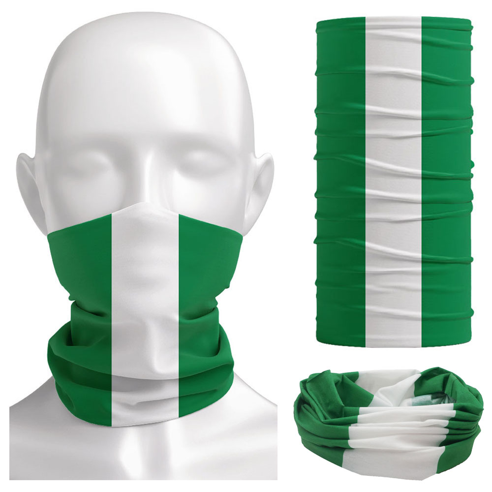 Nigeria Flag Bandanna Women Ne - đánh giá và giá Balaclava Face Mask