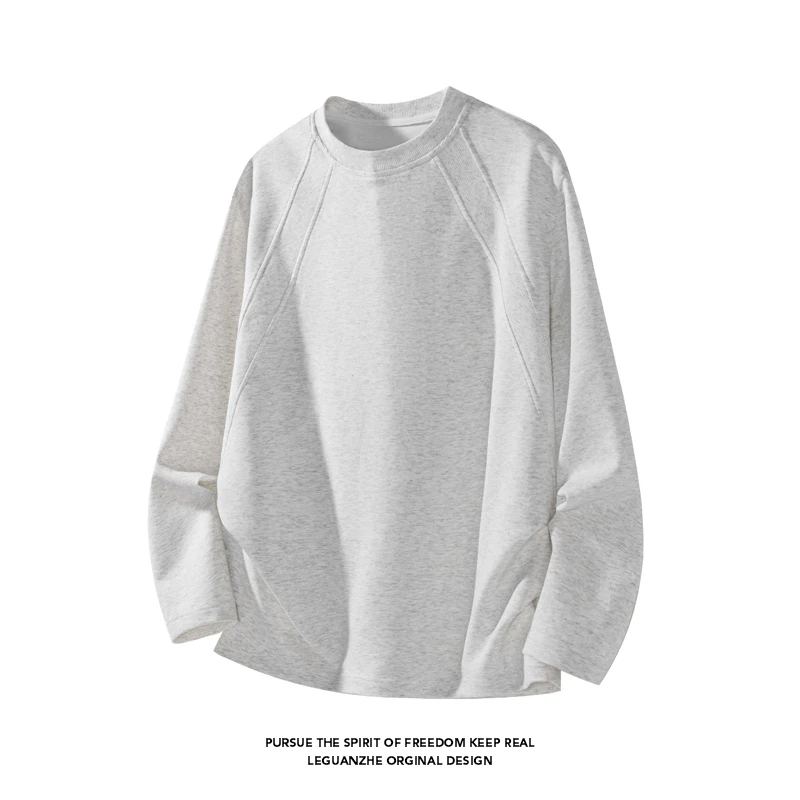 Men Fashion Raglan Seam Crew N - đánh giá và giá Street Fashion Style