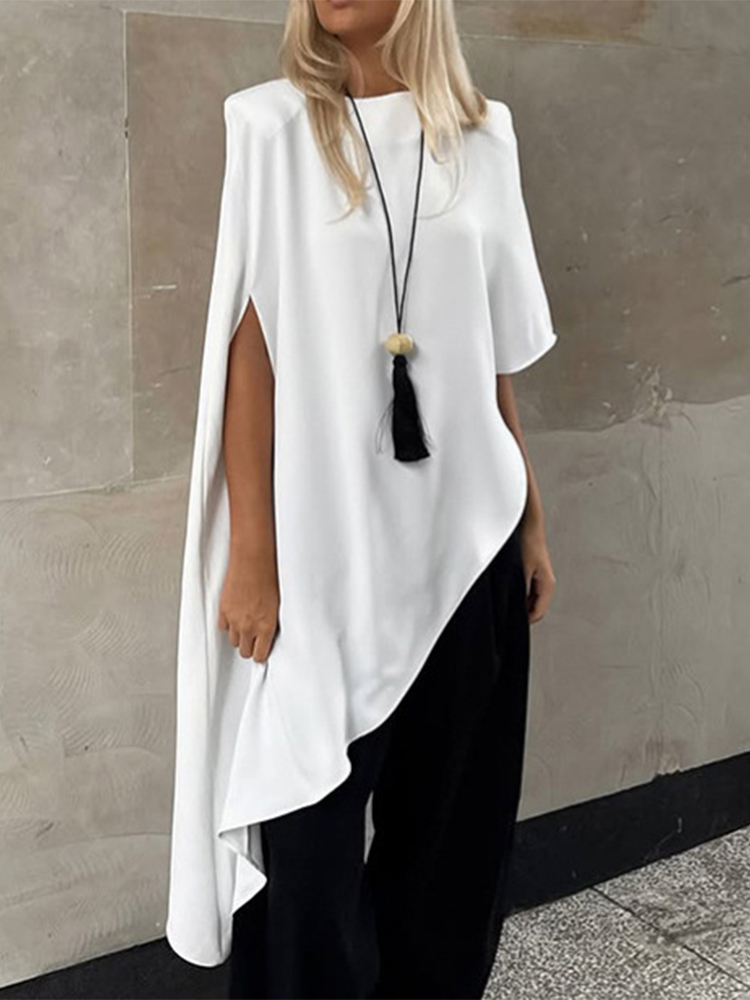 Trendix White Asymmetric Pullo - đánh giá và giá Street Fashion Fall 2025