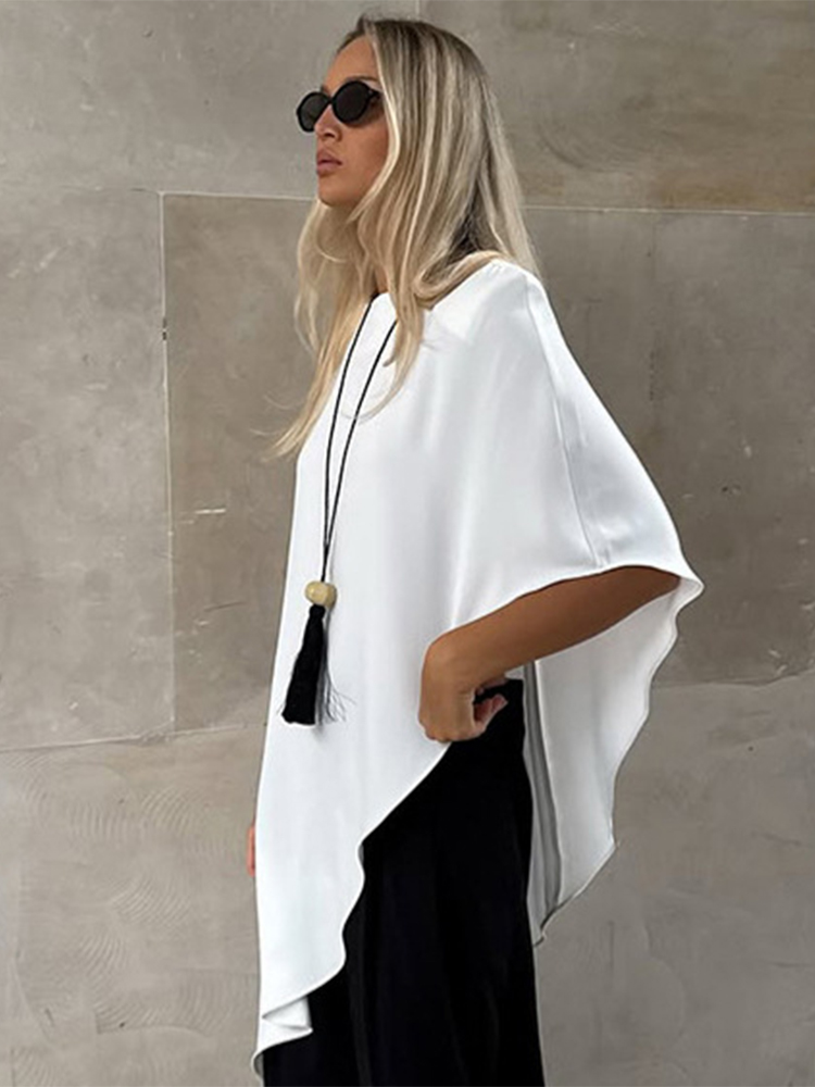 Trendix White Asymmetric Pullo - đánh giá và giá Street Fashion Fall 2025
