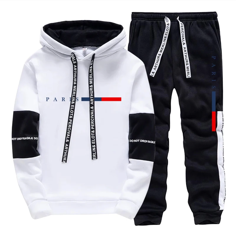 Men's Set/Hoodie/Pants Paris F - đánh giá và giá Street Fashion Style