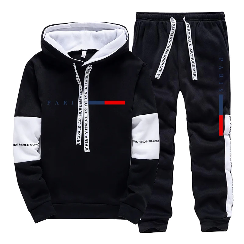 Men's Set/Hoodie/Pants Paris F - đánh giá và giá Street Fashion Style