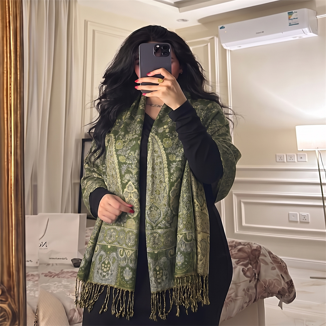Fashion Paisley Jacquard Tasse - đánh giá và giá Street Fashion Hijab