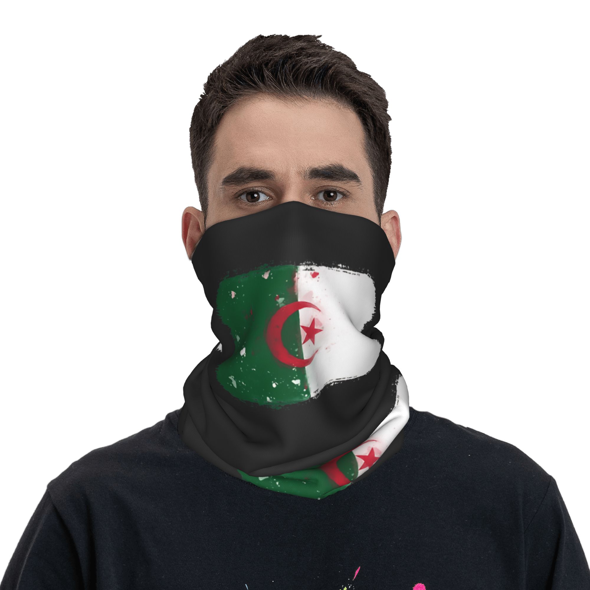 Flag of Algeria Bandana  Retro - đánh giá và giá Balaclava Face Mask